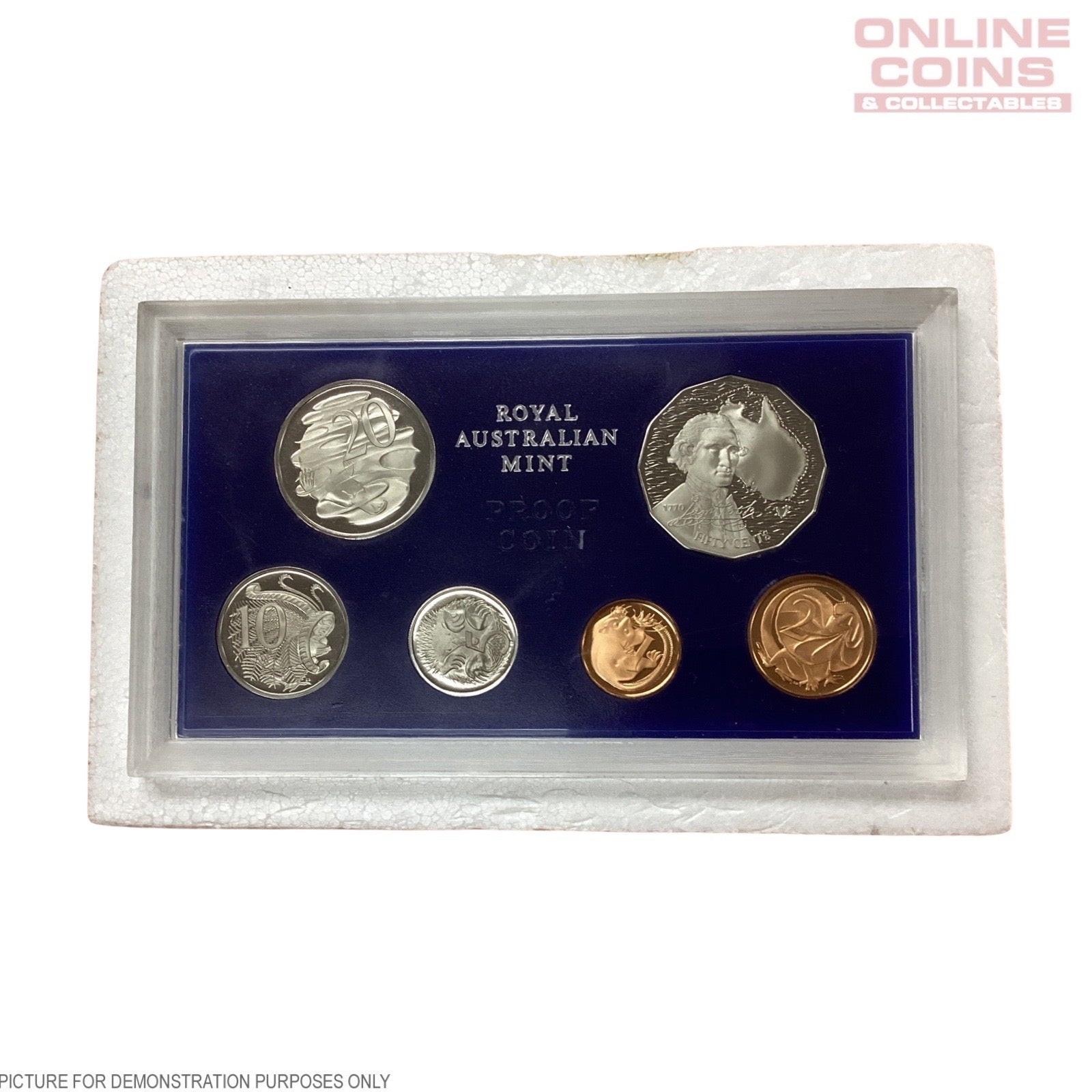 1970 Royal Australian Mint 6 Coin Proof Set In Foams - Heavily Rotated